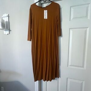 Nuggles Carmel Layering Dress